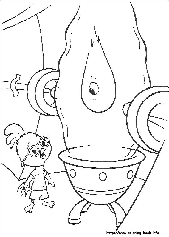 Chicken Little coloring picture